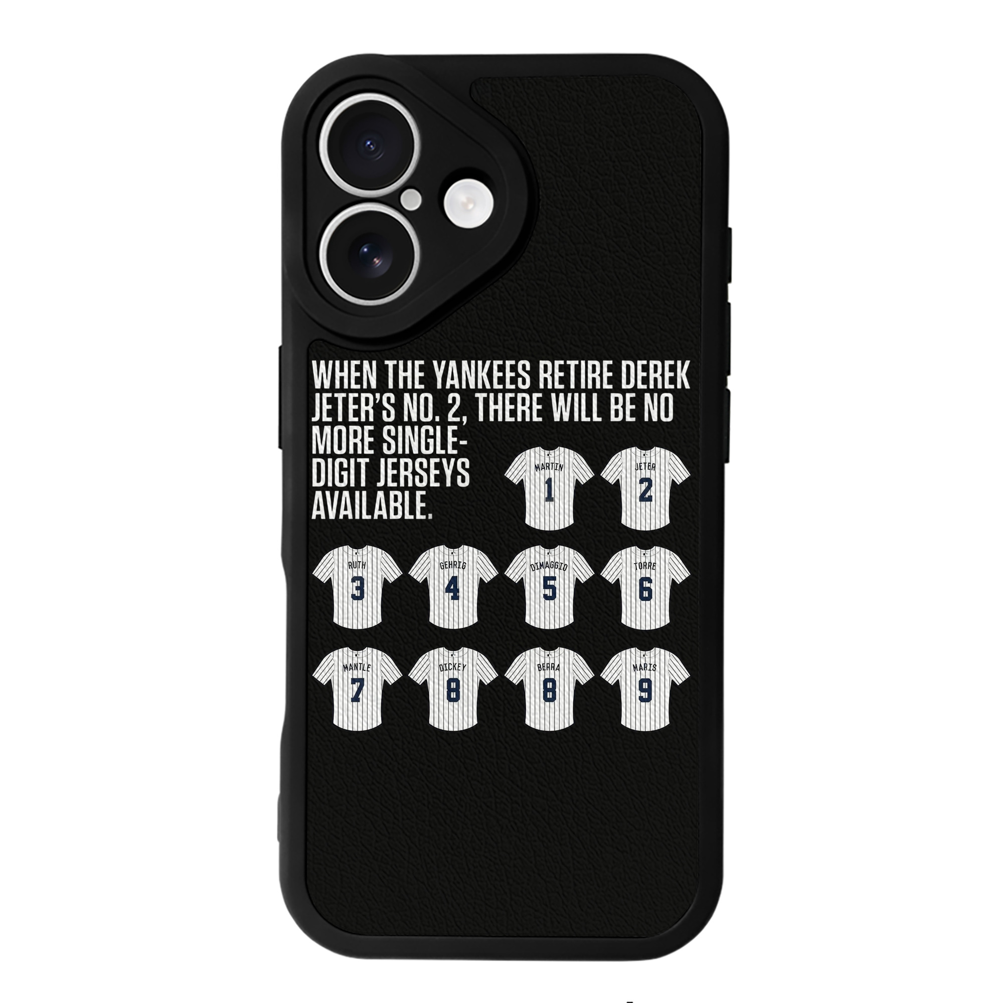 New York Yankees 61 IPhone 16 Silicone Leather Case – UV Print, Lambskin Texture – Perfect Fit, Wireless Charging Compatible, Scratch Resistant, Precise Cutouts – Stylish Protection For IPhone 16